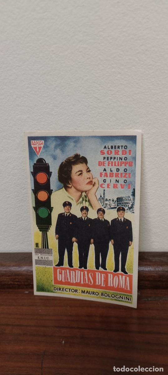  Flyers Publicitaires de films Anciens: Guardias de Roma.Folleto de mano