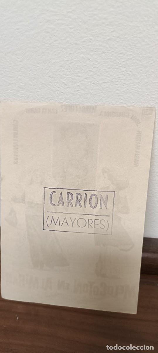 Cine: Melocot&oacute;n en alm&iacute;bar.Folleto de mano - Foto 2
