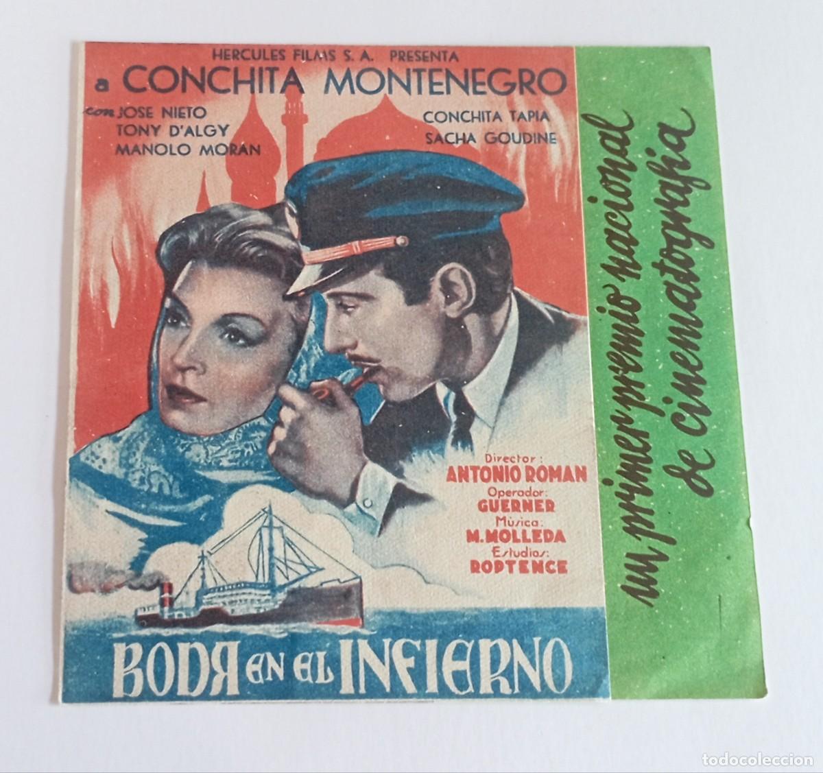 Cine: Programa de mano Boda en el infierno - Foto 1