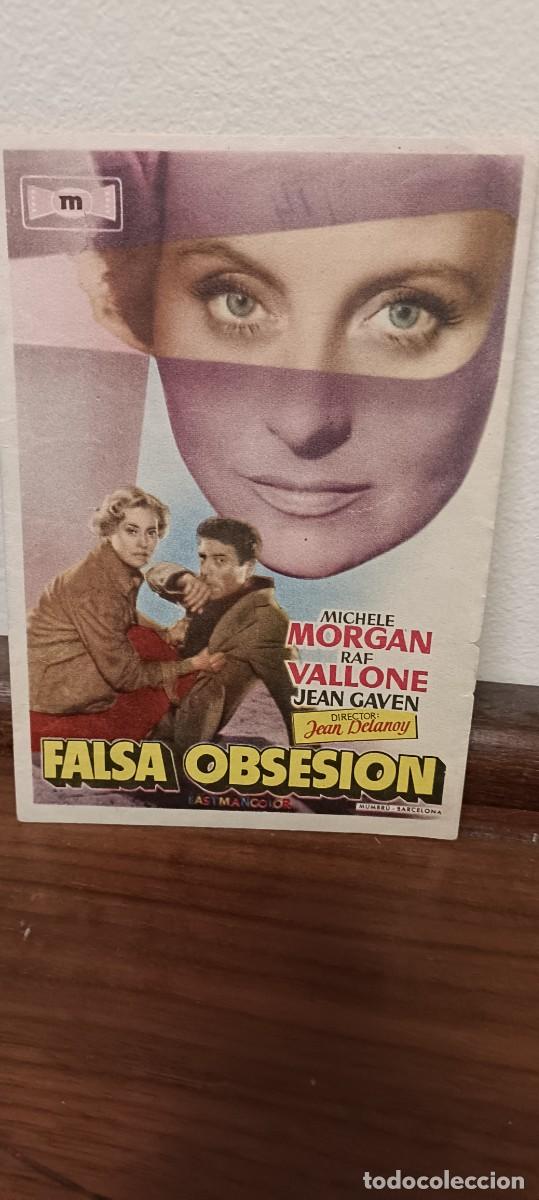 Cine: Falsa obsesi&oacute;n.Folleto de mano - Foto 1