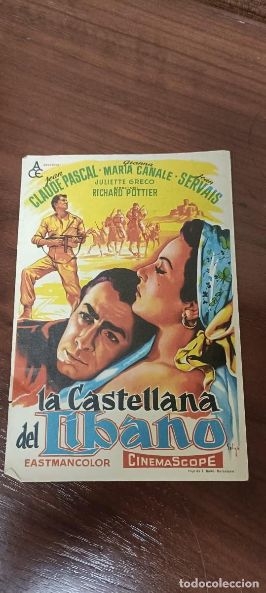 Kino: La castellana del Libano.Folleto de mano