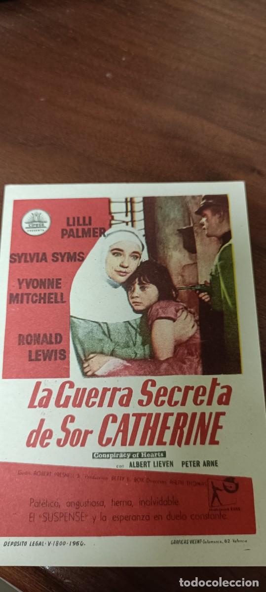 Cinema: La guerra secreta de Sor Cateherine.Folleto de mano