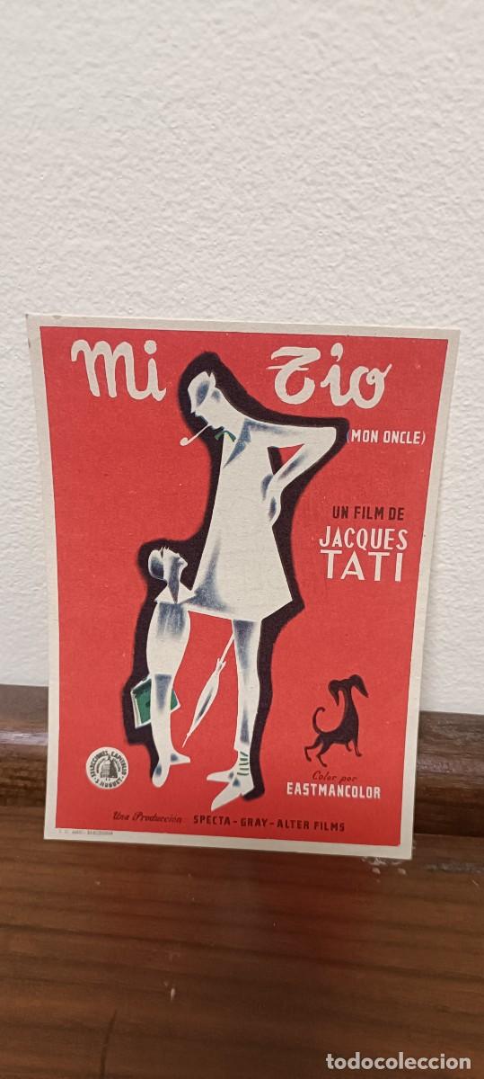 Cine: Mi tio.Folleto de mano - Foto 1