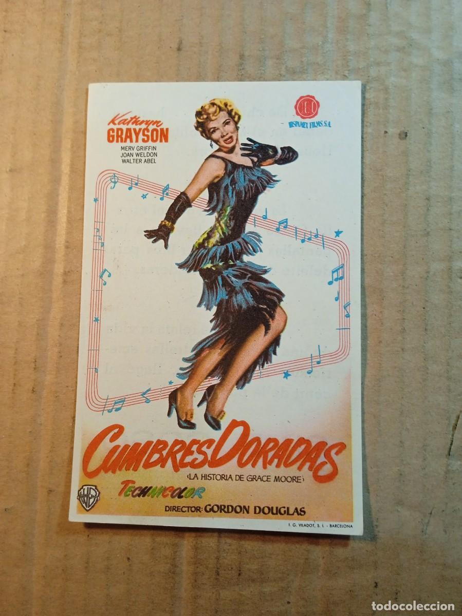  Flyers Publicitaires de films Anciens: FOLLETO DE MANO CON PUBLICIDAD CUMBRES DORADAS