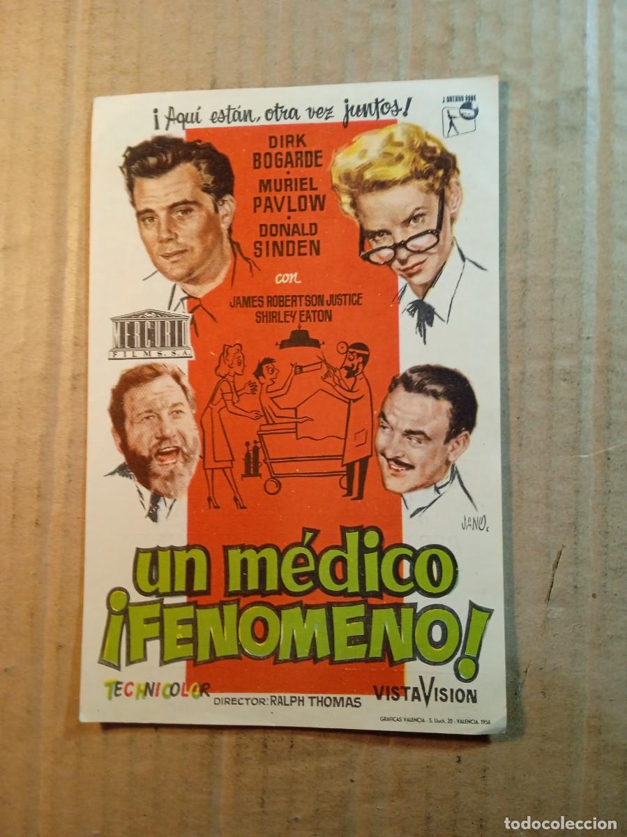  Foglietti di film di film antichi di cinema: FOLLETO DE MANO CON PUBLICIDAD UN MEDICO FENOMENO
