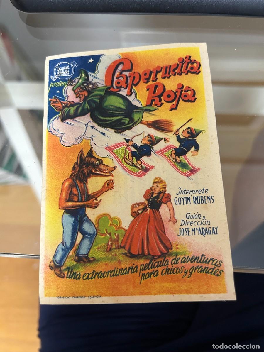 Cine: &ordm;264 caperucita roja teatro bartrina reus con publicidad buen estado