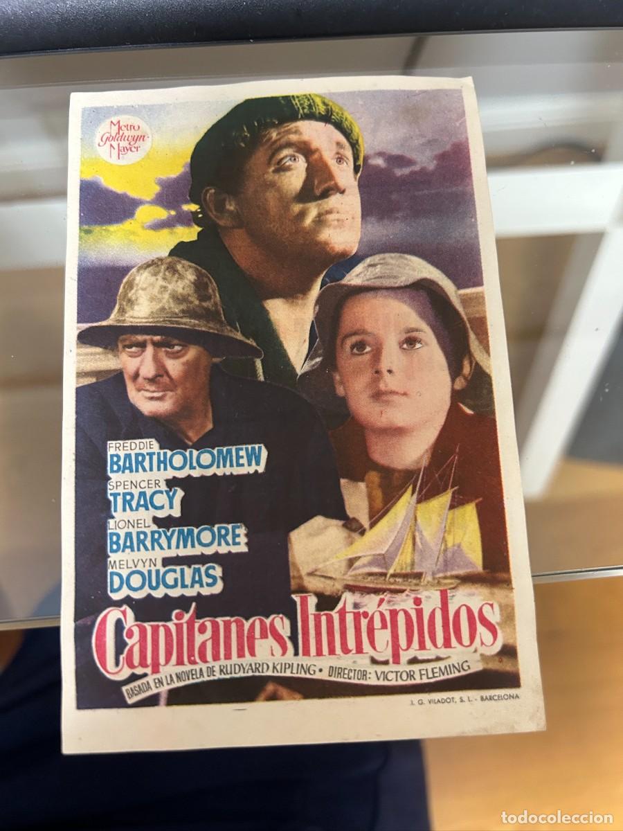 Cine: &ordm;272 capitanes intrepidos cine avenida barcelona con publicidad buen estado