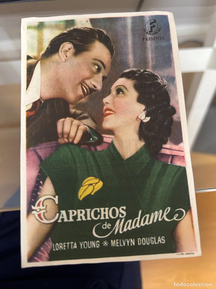 Cine: &ordm;280 caprichos de madame cinema eliseos zaragoza con publicidad buen estado