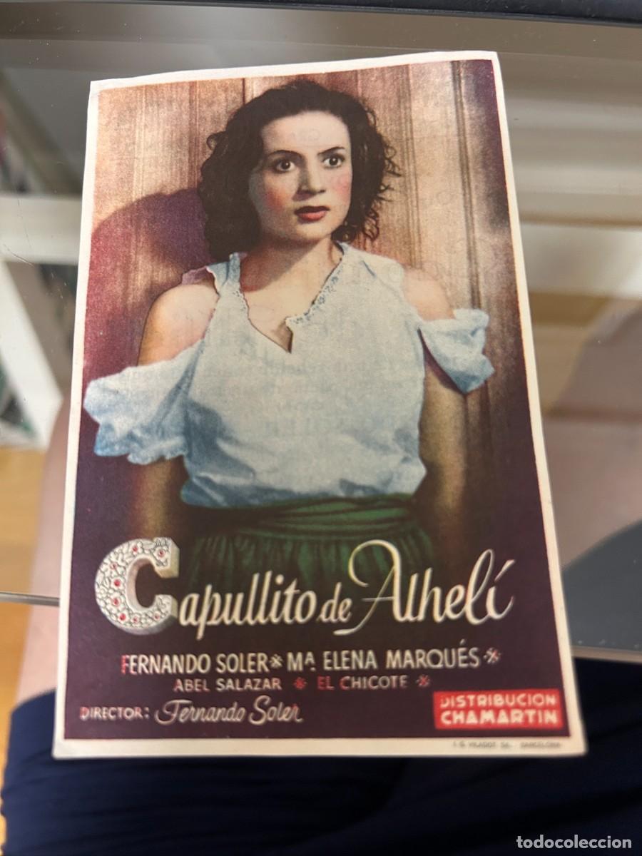 Cine: &ordm;281 capullito de alheli cinema alhambra zaraagoza con publicidad buen estado
