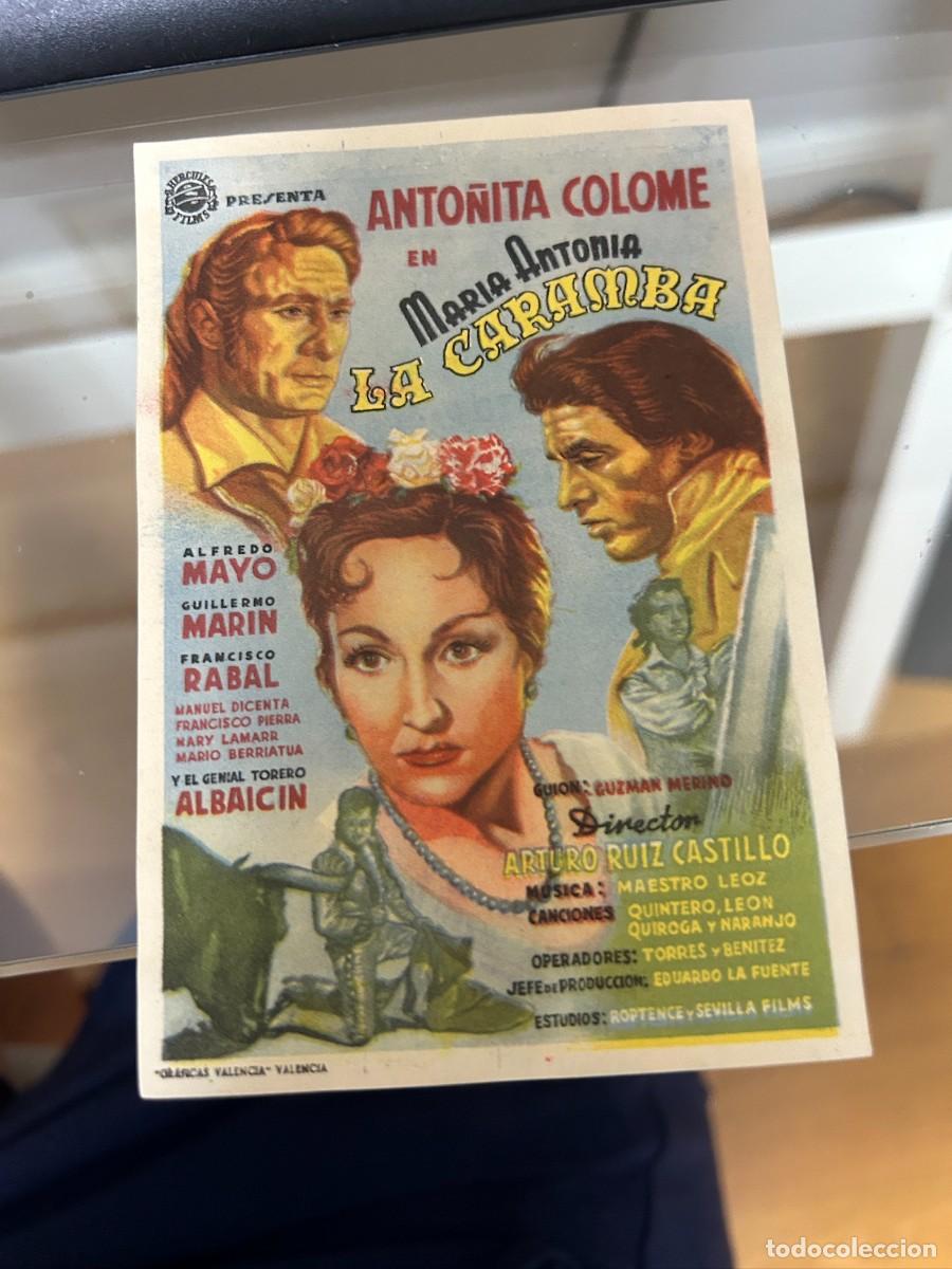 Cine: &ordm;283 maria antonia la caramba sello palafrugell gerona buen estado