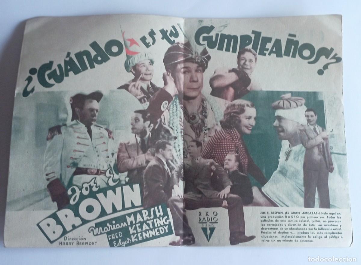 Cine: Programa de mano ?cuando es tu cumplea&ntilde;os ? - Foto 3