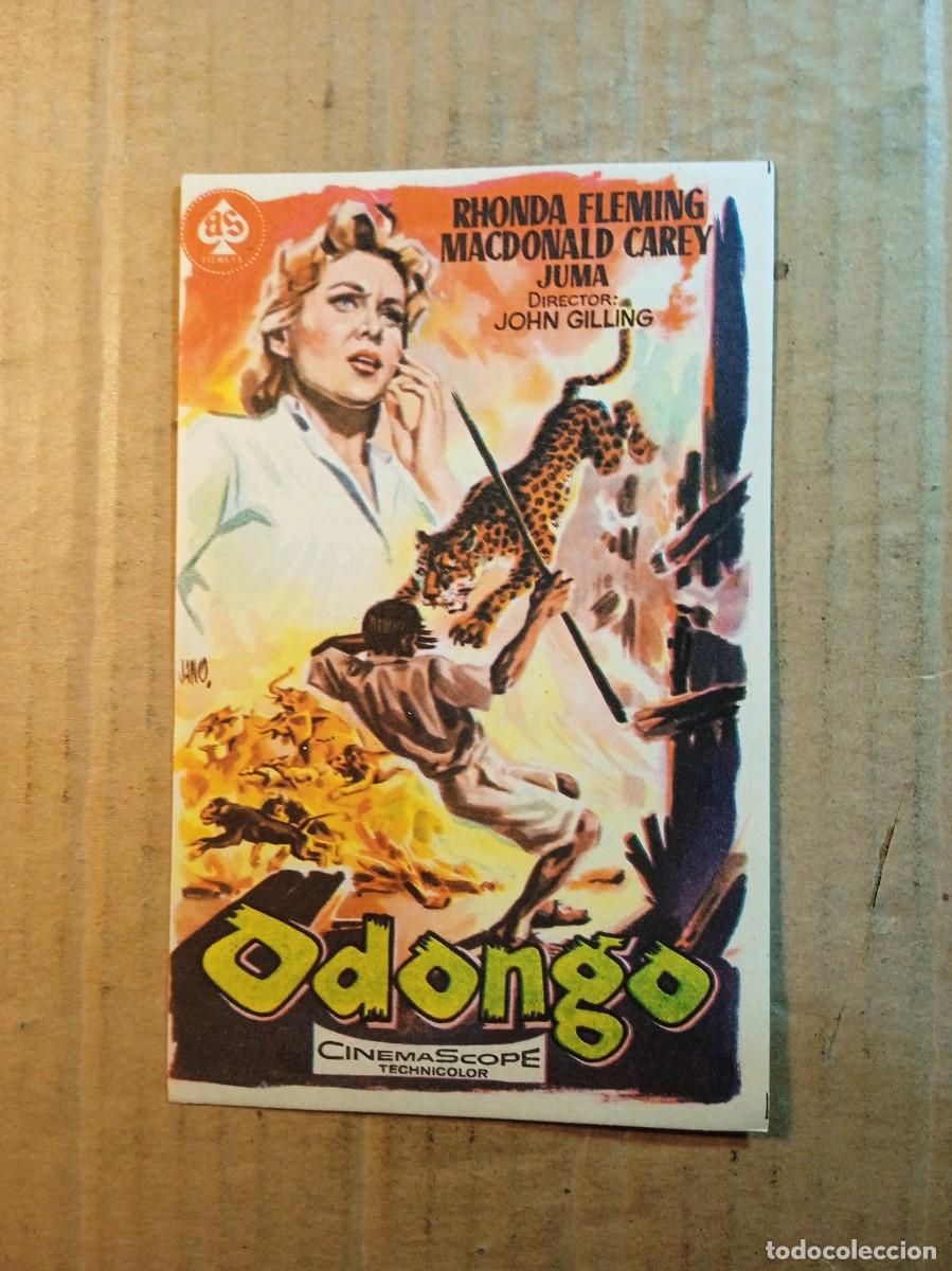  Flyers Publicitaires de films Anciens: FOLLETO DE MANO CON PUBLICIDAD ODONGO