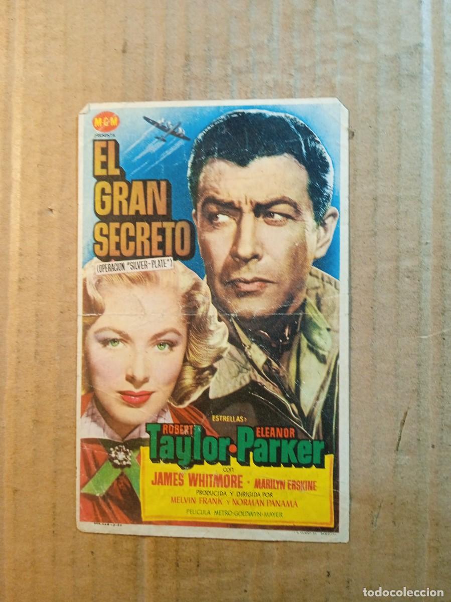  Foglietti di film di film antichi di cinema: FOLLETO DE MANO CON PUBLICIDAD EL GRAN SECRETO