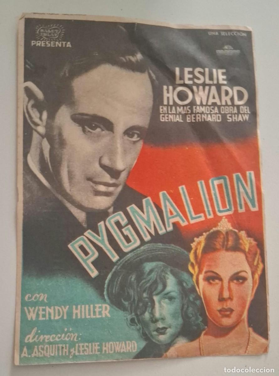 Cine: PYGMALION - PROGRAMA DE CINE