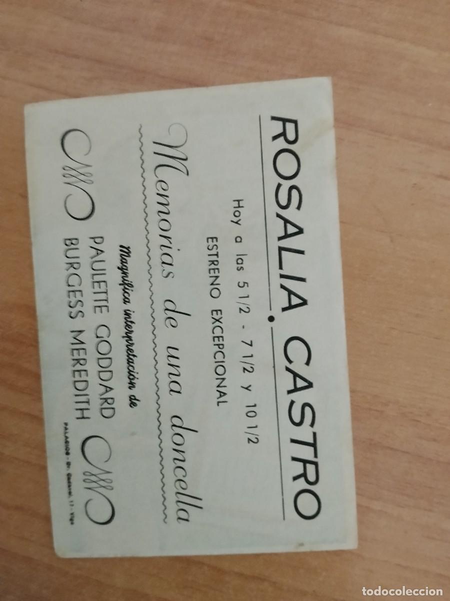Cine: ROSA-PROGRAMA DE CINE --MEMORIAS DE UNA DONCELLA ct - Foto 2