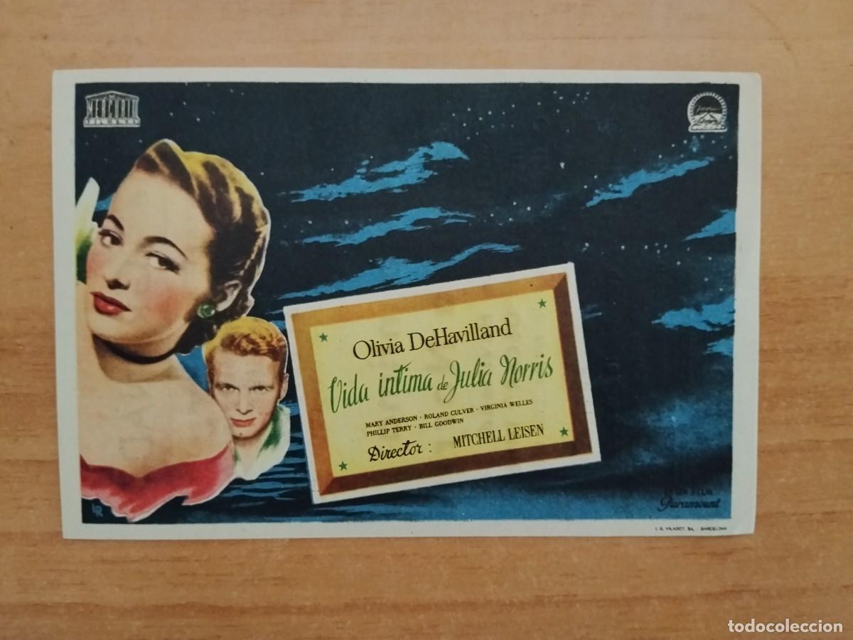 Cine: ROSA-PROGRAMA DE CINE --VIDA INTIMA DE JULIA NORRIS ct