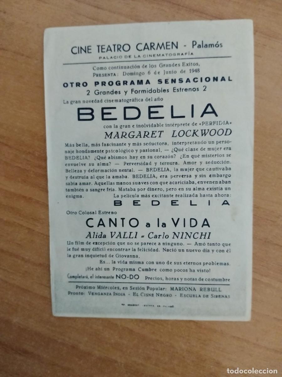 Cine: ROSA-PROGRAMA DE CINE --CANTO A LA VIDA ct - Foto 2