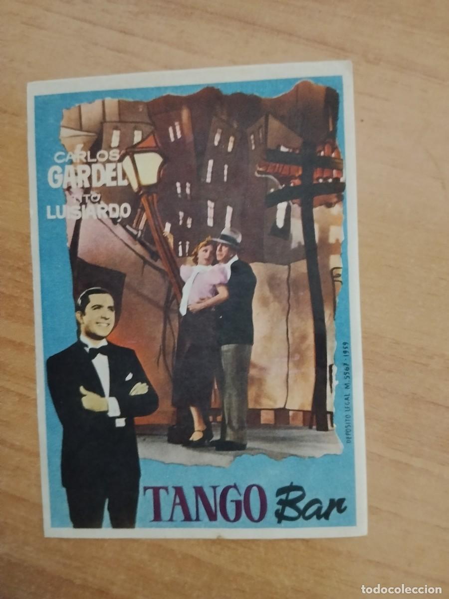 Cine: ROSA-PROGRAMA DE CINE --TANGO BAR