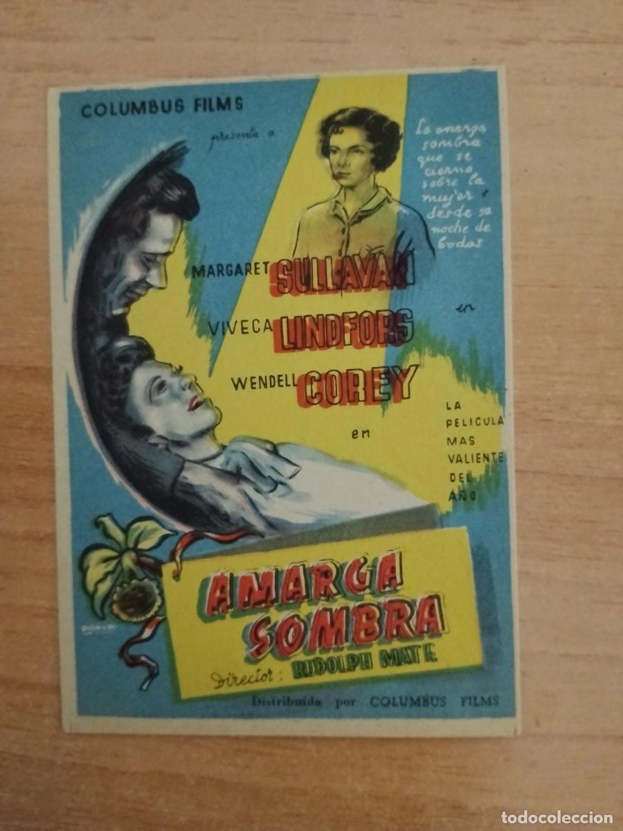 Cine: ROSA-PROGRAMA DE CINE --AMARGA SOMBRA - Foto 1