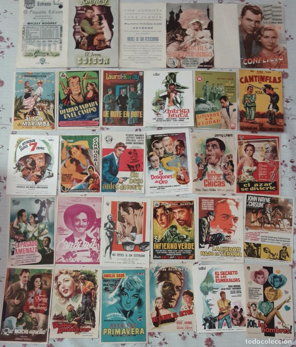 Cine: Lote de 100 programas de cine originales, varios dobles - Foto 2