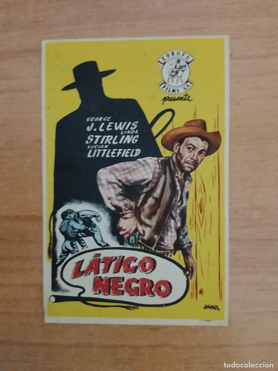 Cine: ROSA-PROGRAMA DE CINE --LATIGO NEGRO