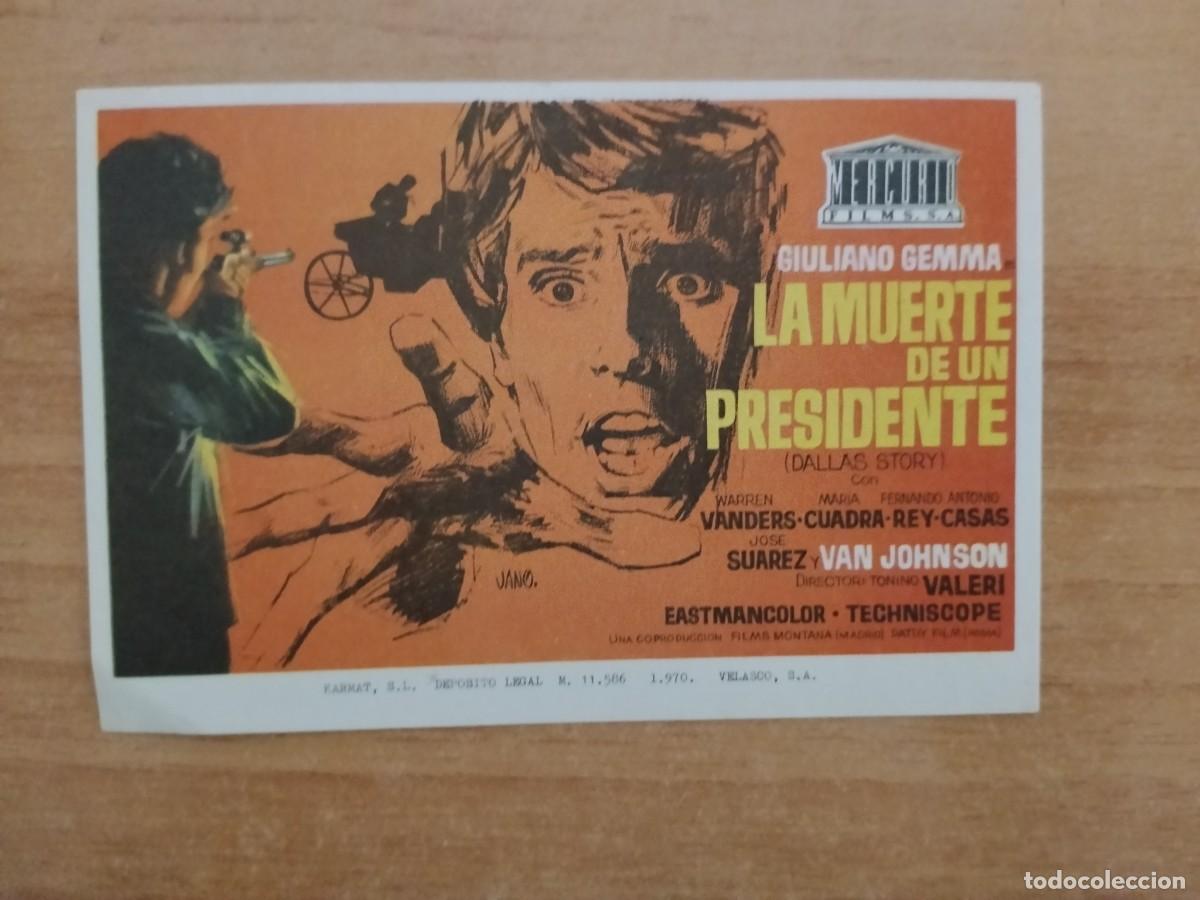 Cine: ROSA-PROGRAMA DE CINE --LA MUERTE DE UN PRESIDENTE - Foto 1
