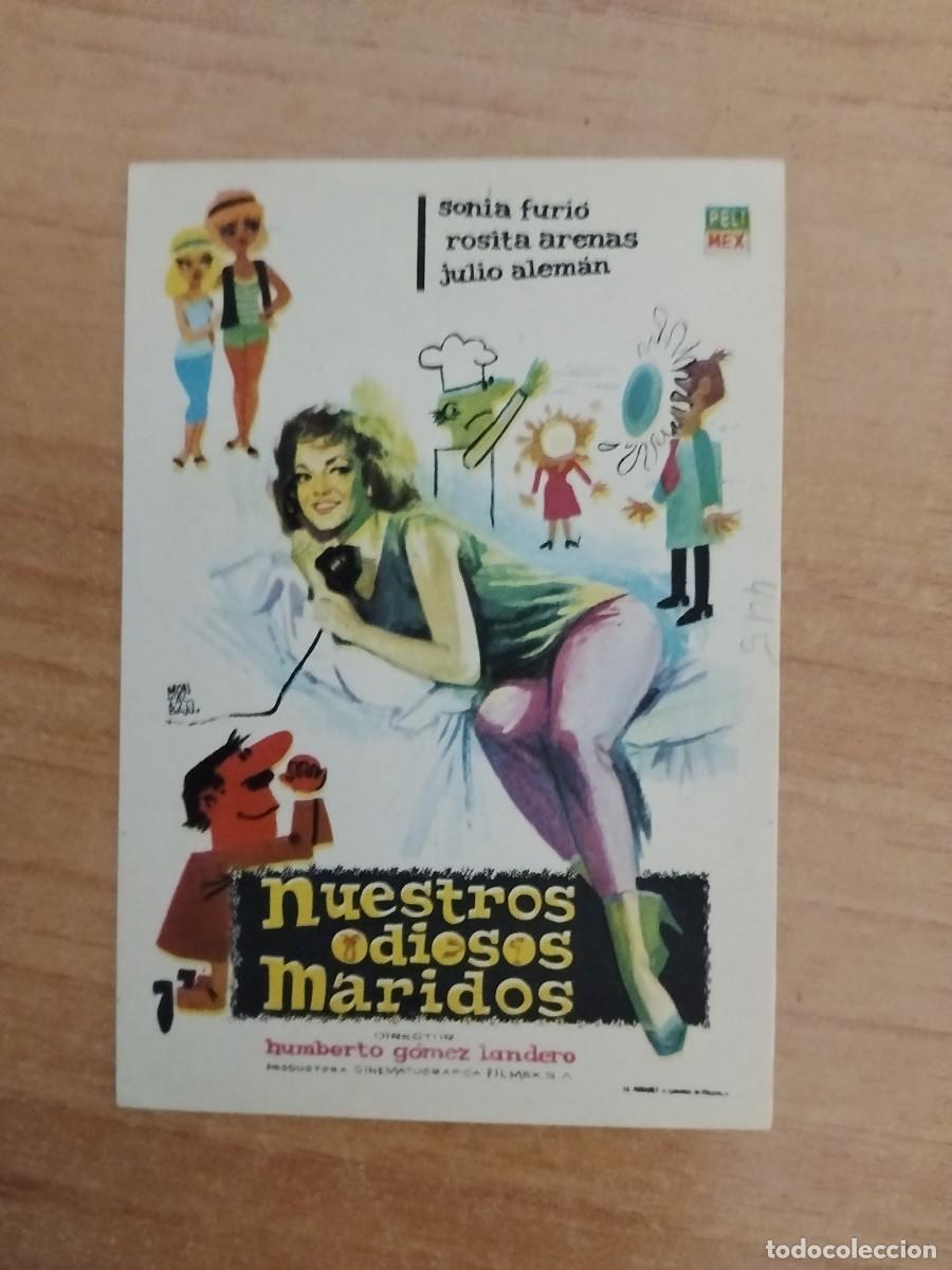  Foglietti di film di film antichi di cinema: ROSA-PROGRAMA DE CINE --NUESTROS ODIOSOS MARIDOS