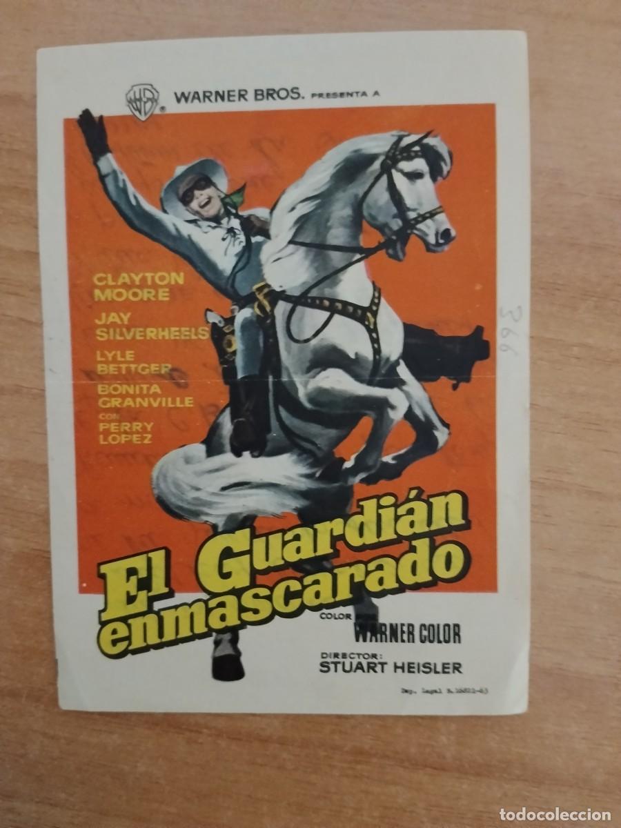 Cine: ROSA-PROGRAMA DE CINE --EL GUARDIAN ENMASCARADO