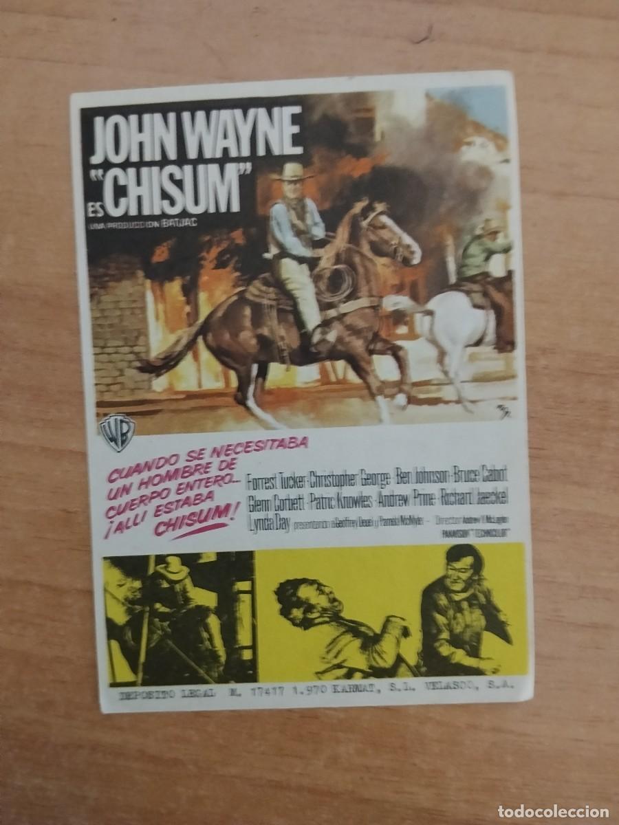 Cine: ROSA-PROGRAMA DE CINE --CHISUM - Foto 1
