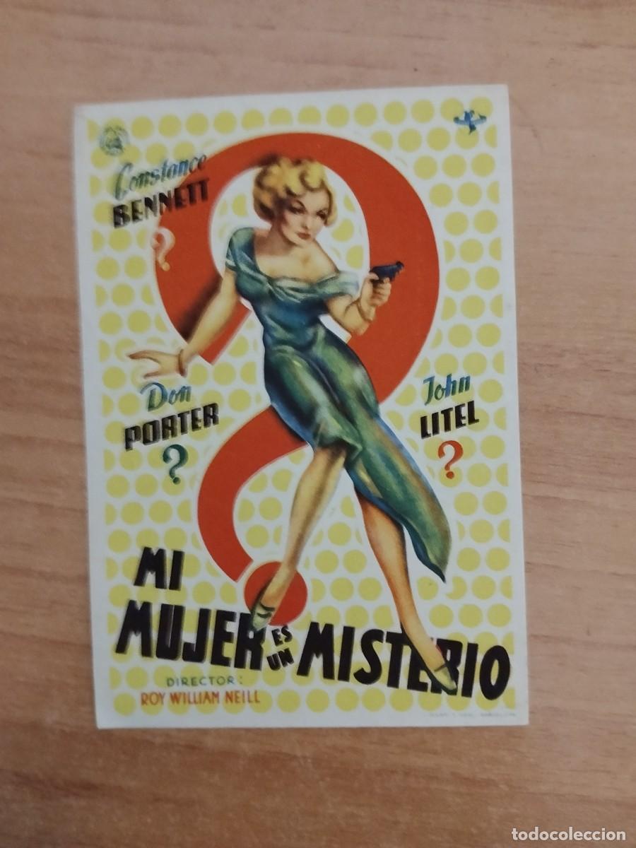Cine: ROSA-PROGRAMA DE CINE --MI MUJER ES UN MISTERIO