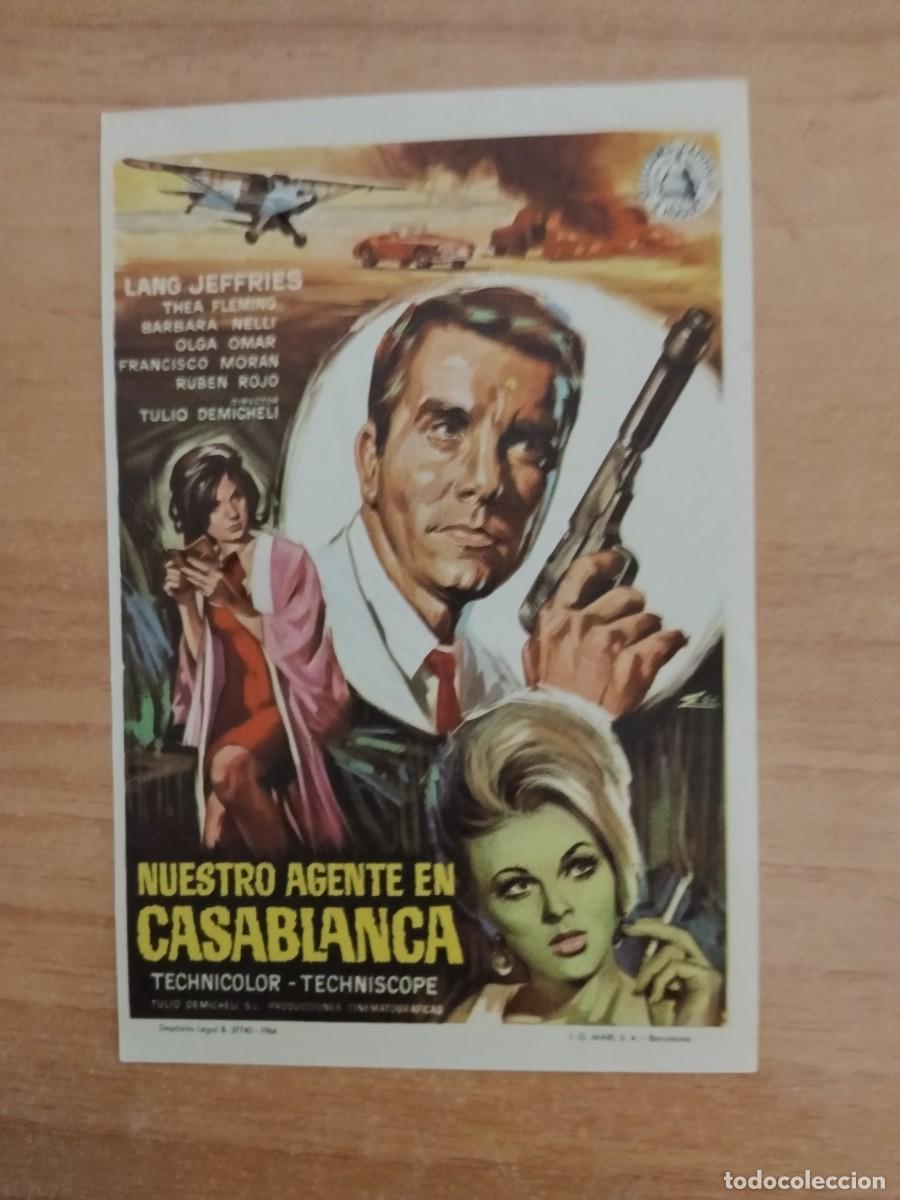 Cine: ROSA-PROGRAMA DE CINE --NUESTRO AGENTE EN CASABLANCA
