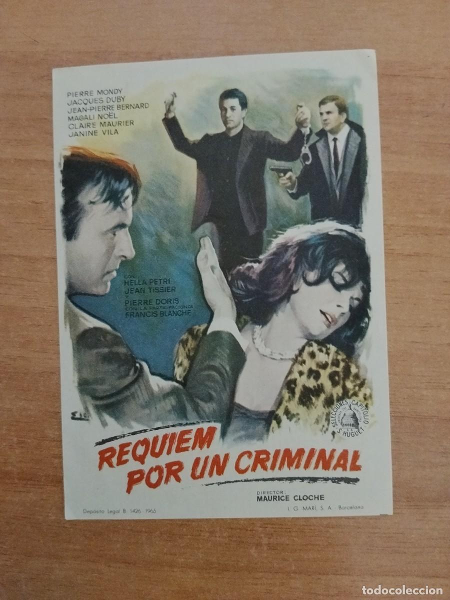 Cine: ROSA-PROGRAMA DE CINE --REQUIEM POR UN CRIMINAL