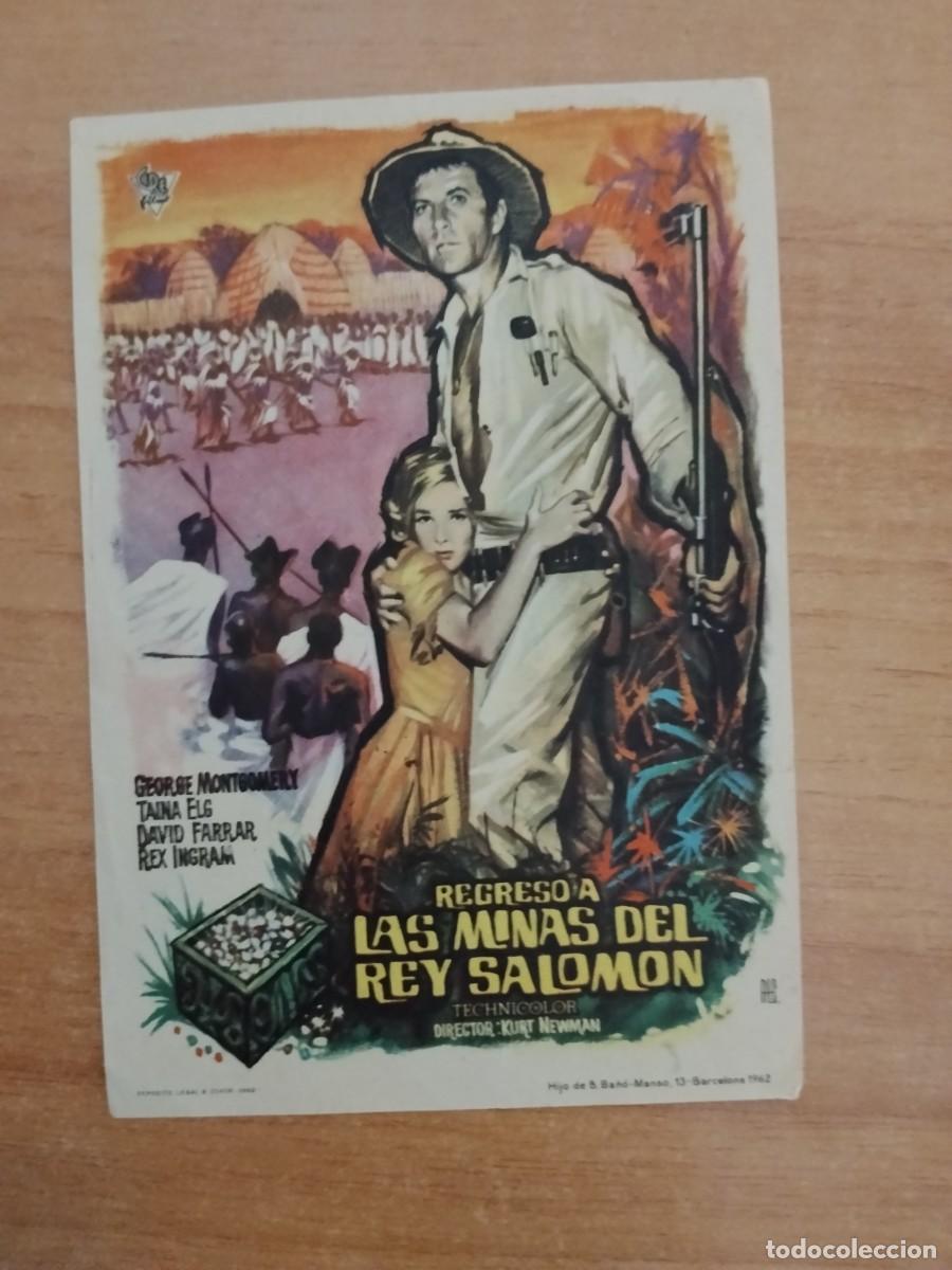 Cine: ROSA-PROGRAMA DE CINE --LAS MINAS DEL REY SALOMON