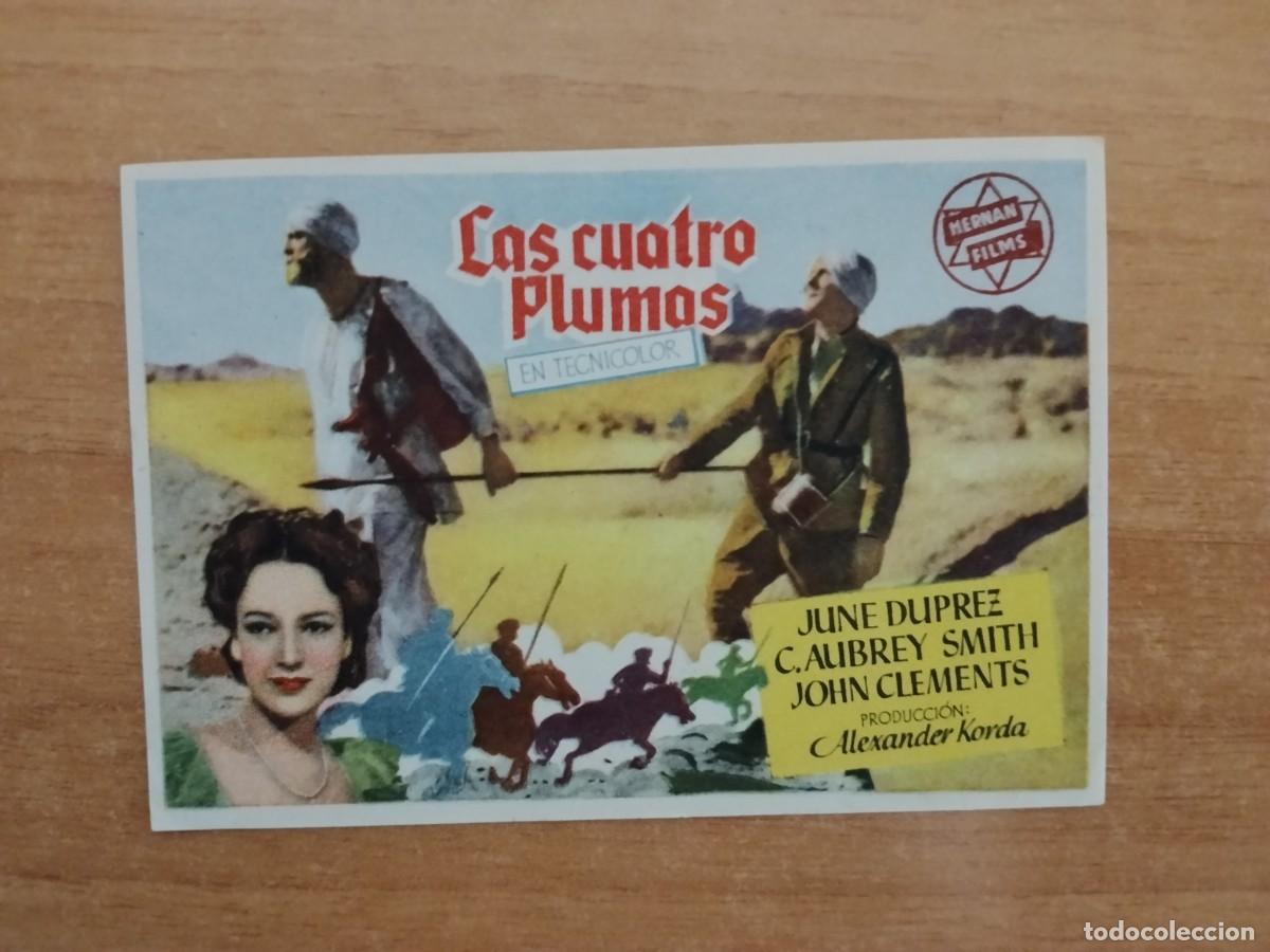 Cine: ROSA-PROGRAMA DE CINE --LAS CUATRO PLUMAS