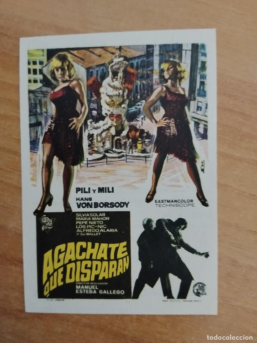 Cine: ROSA-PROGRAMA DE CINE --AGACHATE QUE DISPARAN ct - Foto 1
