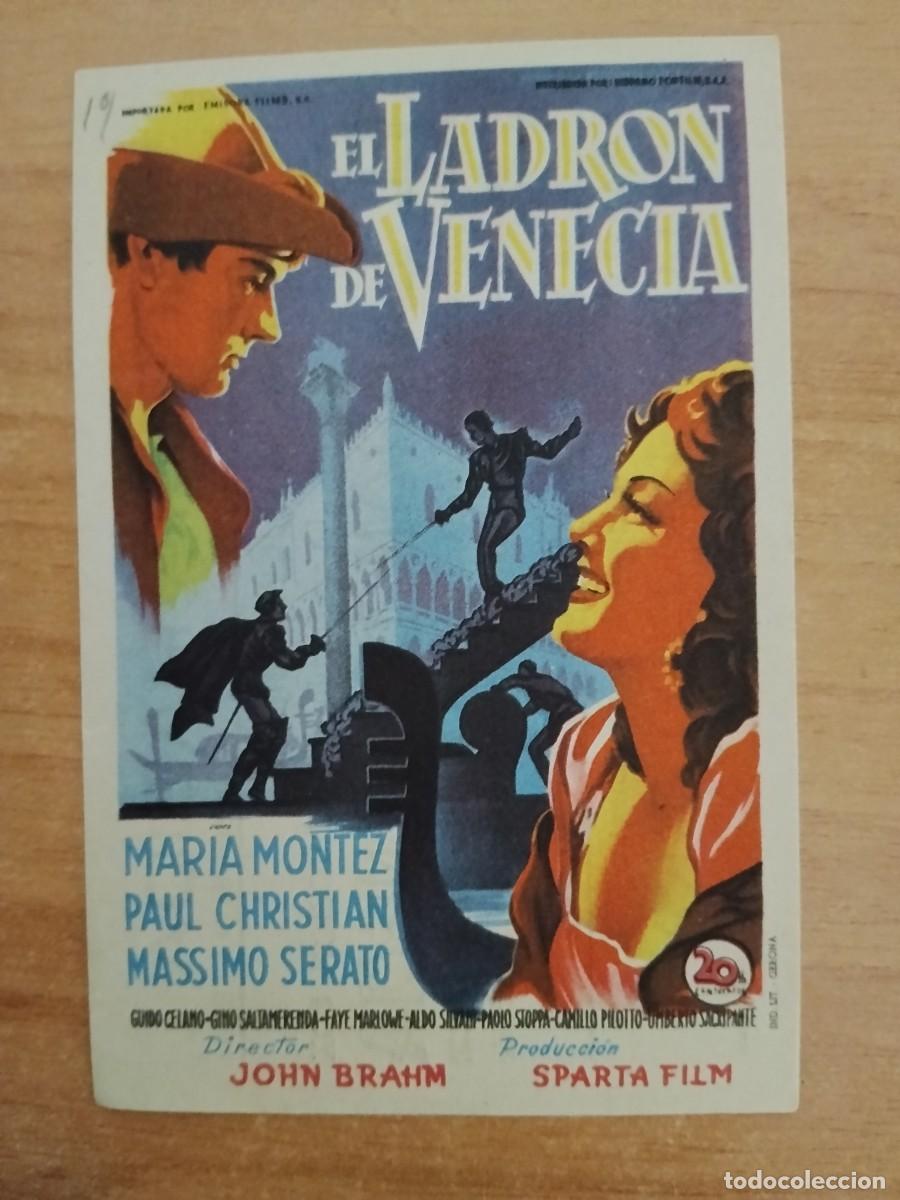 Cine: ROSA-PROGRAMA DE CINE --EL LADRON DE VENECIA ct - Foto 1