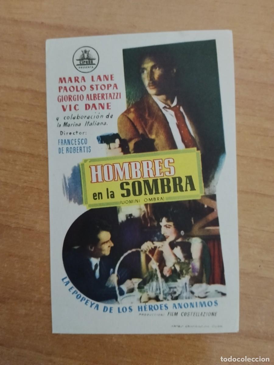 Cine: ROSA-PROGRAMA DE CINE --HOMBRES EN LA SOMBRA