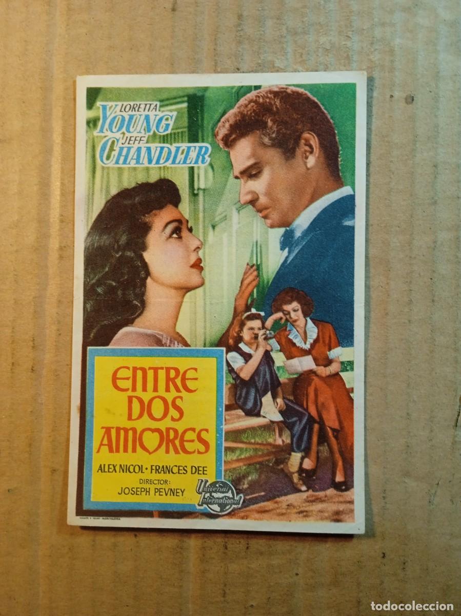 Kino: FOLLETO DE MANO CON PUBLICIDAD ENTRE DOS AMORES