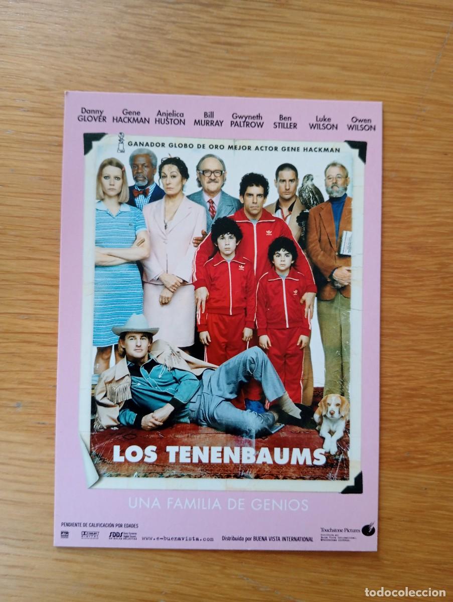 Kino: FOLLETO DE MANO. LOS TENENBAUMS. GENE HACKMAN Y ANJELICA HUSTON. WES ANDERSON. 2002.