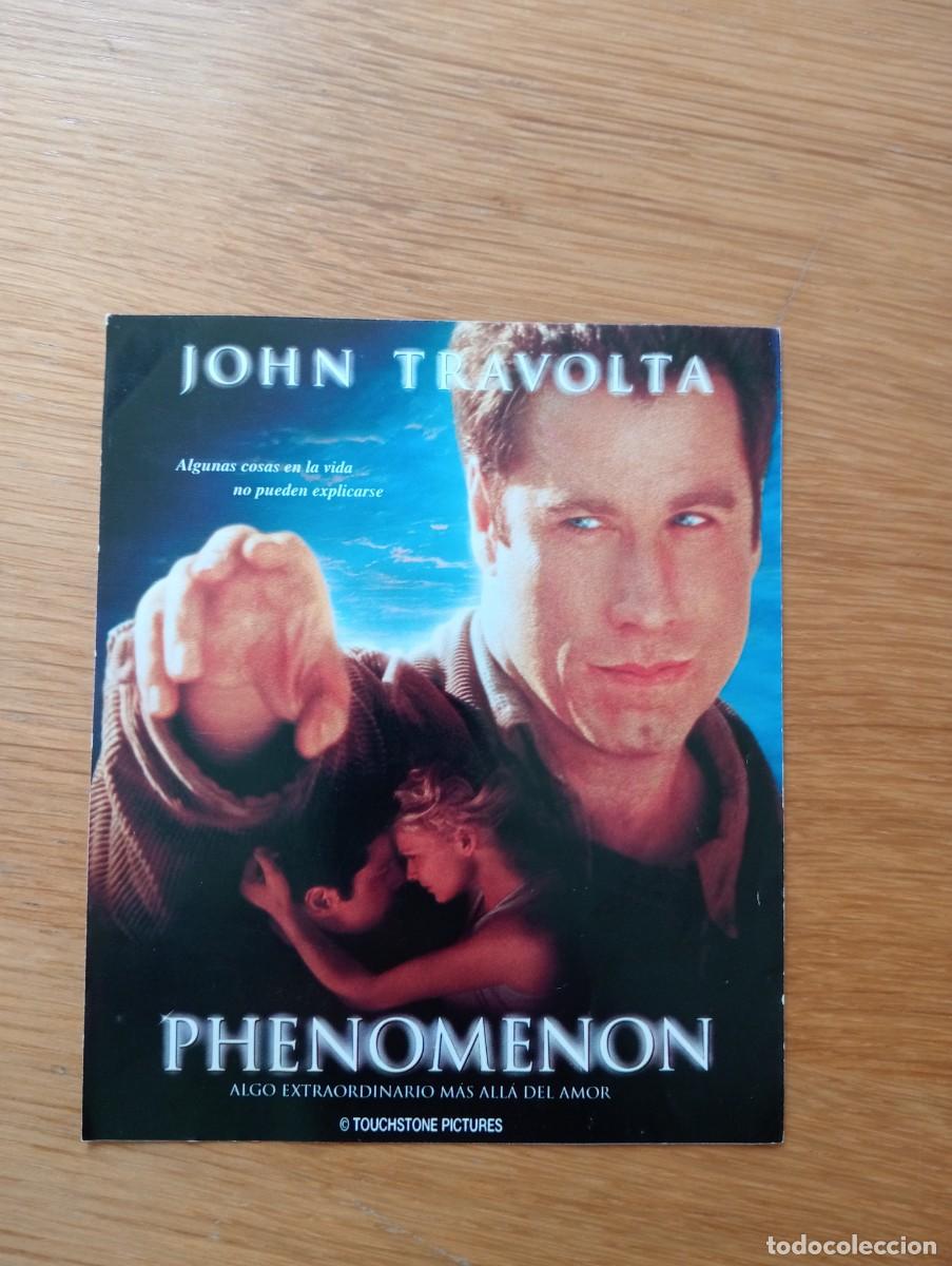 Kino: FOLLETO DE MANO. PHENOMENON. JOHN TRAVOLTA Y KYRA SEDGWICK. JON TURTELTAUB. 1996.