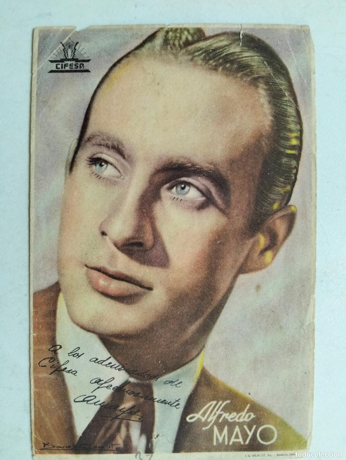 Cine: FOLLETO DE CINE, ALFREDO MAYO, CIFESA