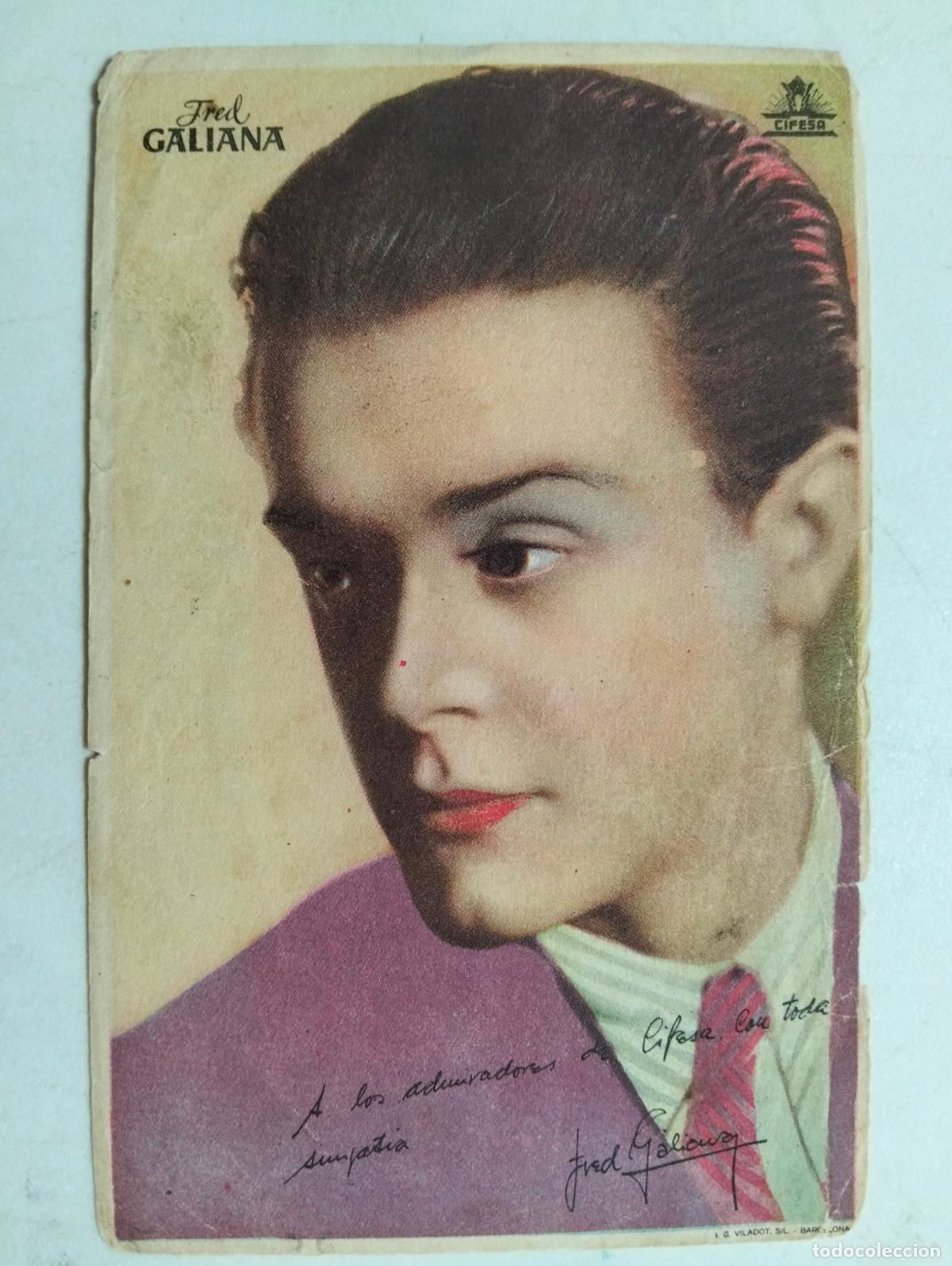 Cine: FOLLETO DE CINE, FRED GALIANA, CIFESA
