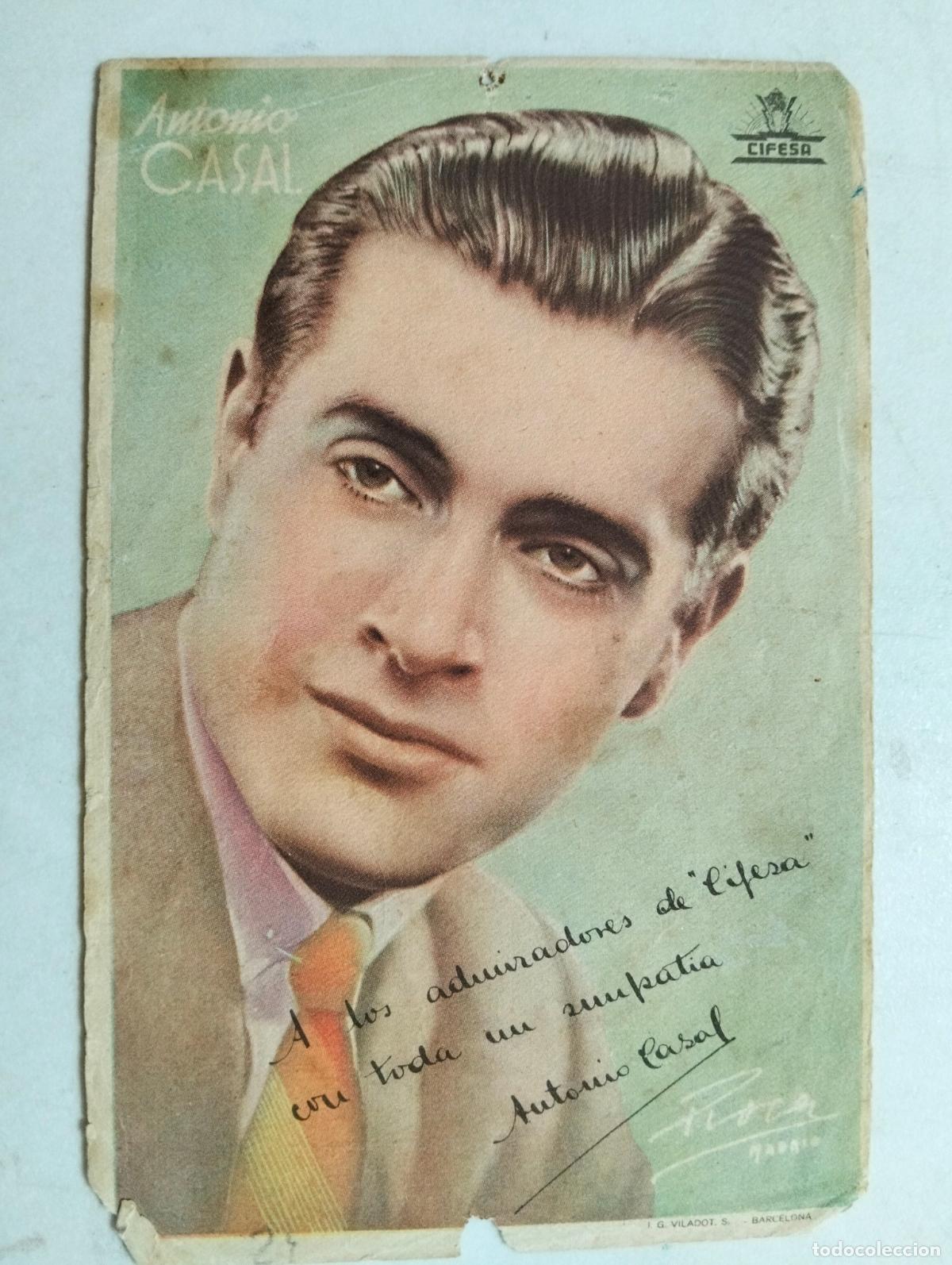 Cine: FOLLETO DE CINE, ANTONIO CASAL, CIFESA