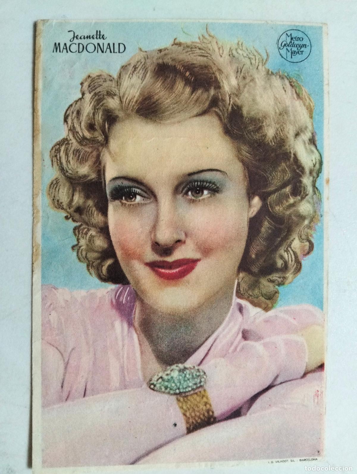 Cine: FOLLETO DE CINE, JEANETTE MACDONALD, PUBLICIDAD CINE AVE MARIA
