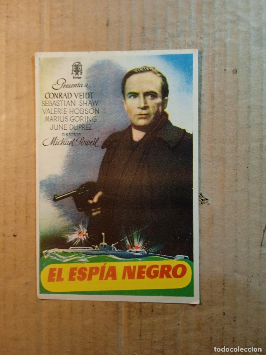 Kino: FOLLETO DE MANO CON PUBLICIDAD EL ESP&Iacute;A NEGRO
