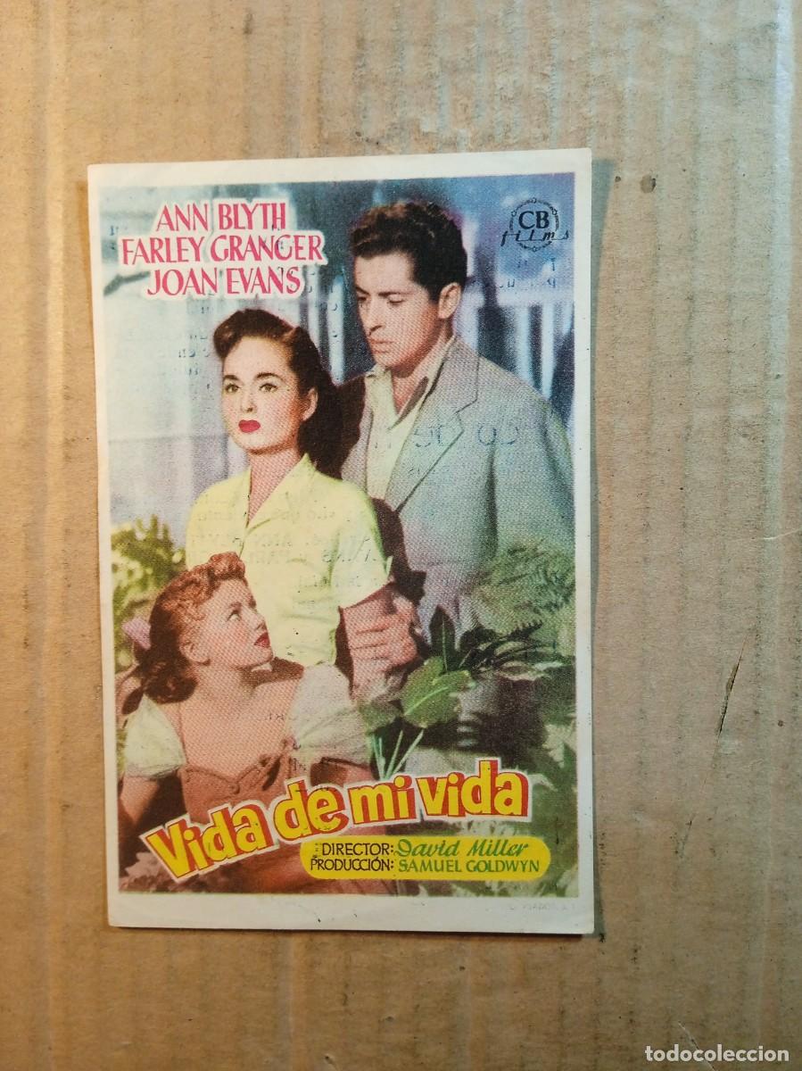 Kino: FOLLETO DE MANO CON PUBLICIDAD VIDA DE MI VIDA
