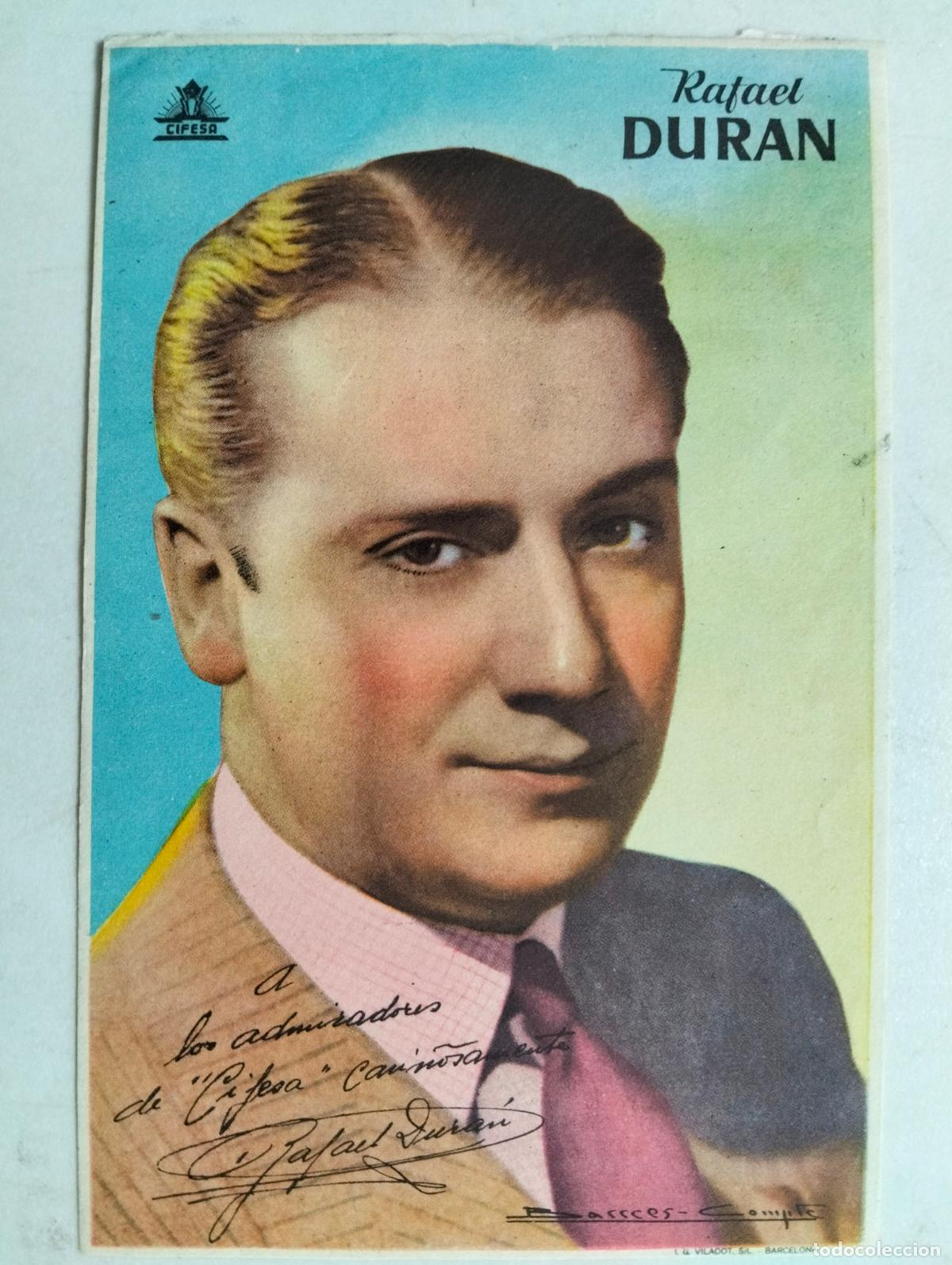 Cine: FOLLETO DE CINE, RAFAEL DURAN, CIFESA