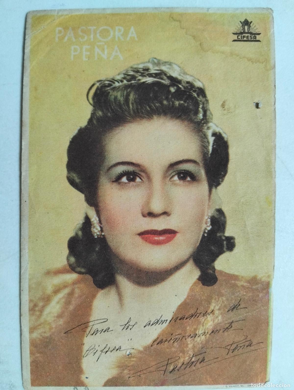 Cine: FOLLETO DE CINE, PASTORA PE&Ntilde;A, CIFESA