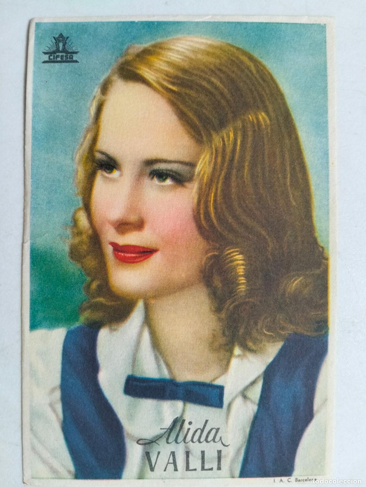 Cine: FOLLETO DE CINE, ALIDA VALLI, CIFESA