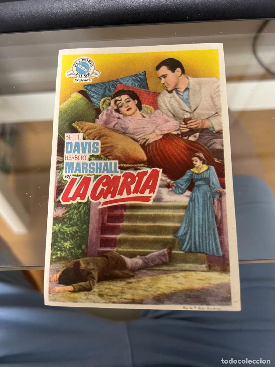 Cine: &ordm;294 la carta bette davis con sello de barcelona muy buen estado
